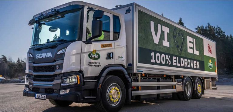 Arla-acquires-Scania-electric-truck-for-Stockholm-city-deliveries
