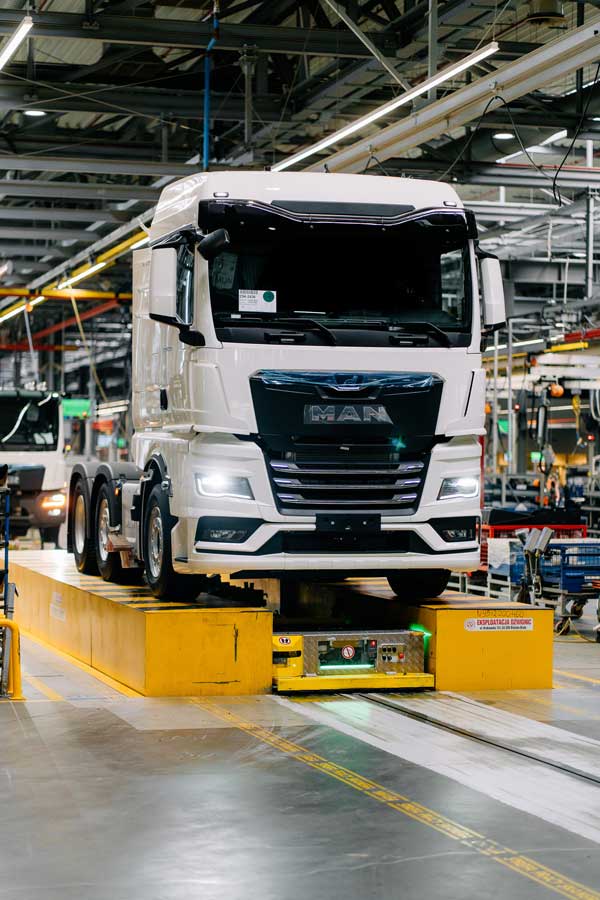MAN Truck & Bus production of truck end of the line Krakow