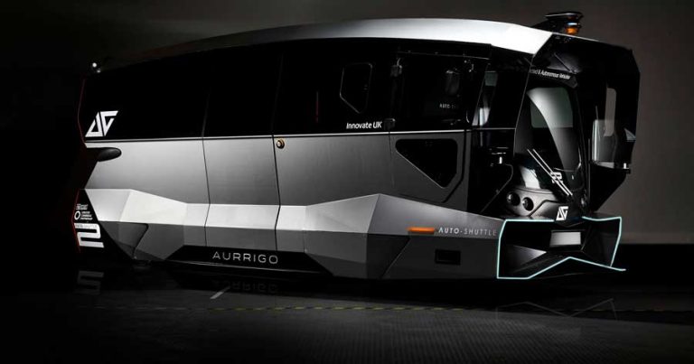 Aurrigo Auto-Shuttle Autonomous Electric Passenger Shuttle