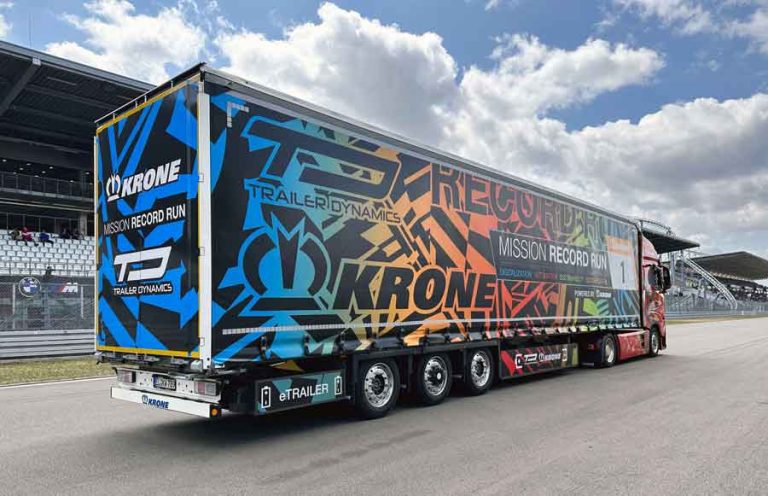 The eTrailer from Krone and Trailer Dynamics