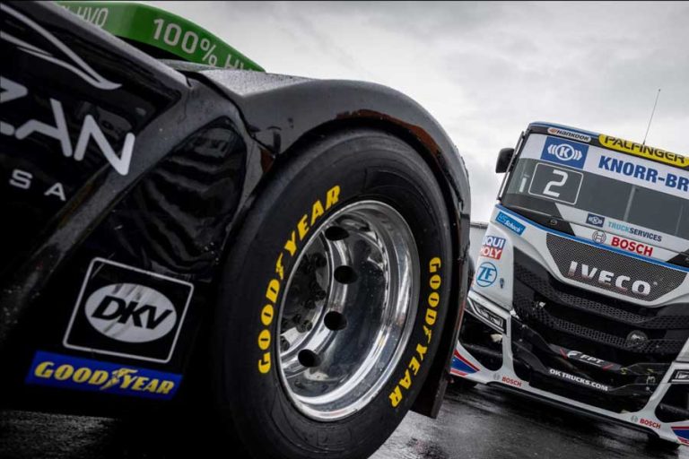 Goodyear truck racing tyre