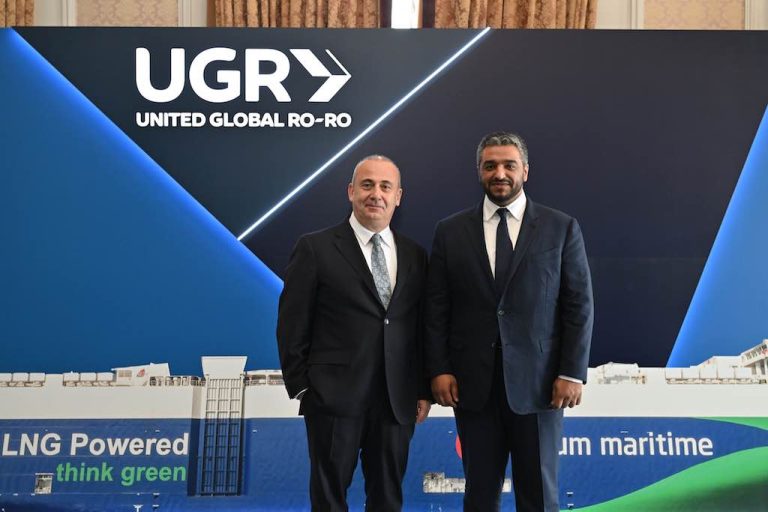UGR CEO’su Tolga Emrah Gezgin ve AD Ports Group Denizcilik ve Taşımacılık CEO’su Kaptan Ammar Al Shaiba