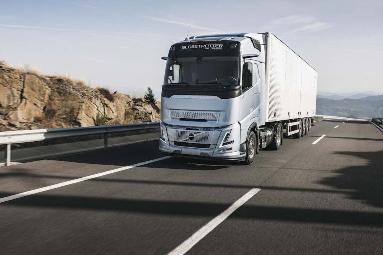 Gazla çalışan Volvo Trucks