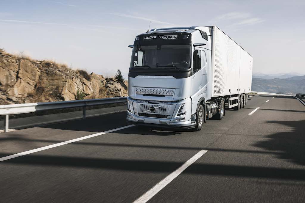 Gazla çalışan Volvo Trucks