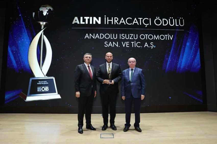 Anadolu Isuzu, 2024’teki ihracat performansıyla üst üste dördüncü kez “İhracat Başarı Ödülü”nün sahibi oldu