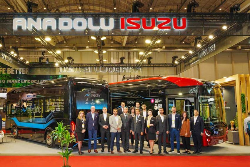 Anadolu Isuzu, UITP Zirvesi’nde % 100 elektrikli Citivolt 12 ve NovoCiti VOLT modellerini sergiledi