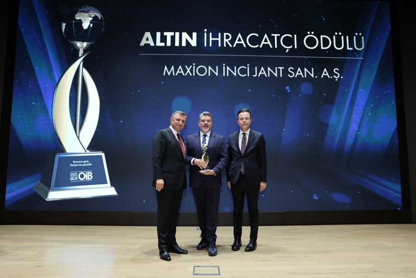 Maxion İnci Jant Grubu, ihracat başarısı için iki ayrı ödüle layık görüldü