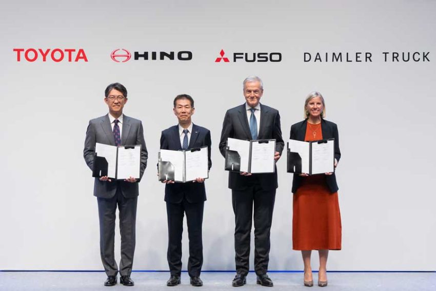 Daimler Truck, Mitsubishi Fuso, Hino ve Toyota Motor Corporation, Mitsubishi Fuso ve Hino Motors’un entegrasyonuna ilişkin kesin anlaşmalar imzaladı
