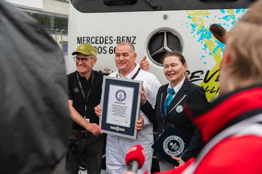 Mercedes-Benz Trucks, eActros 600 ile GUINNESS DÜNYA REKORU unvanını kazandı