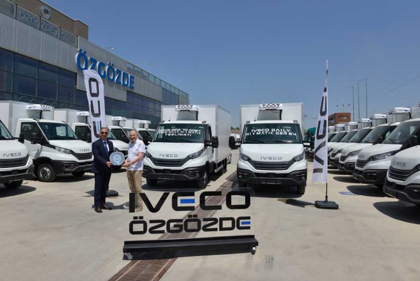 IVECO yetkili satıcısı Özgözde Ankara’dan Zirve Gıda’ya 70 Adet Daily kamyonet