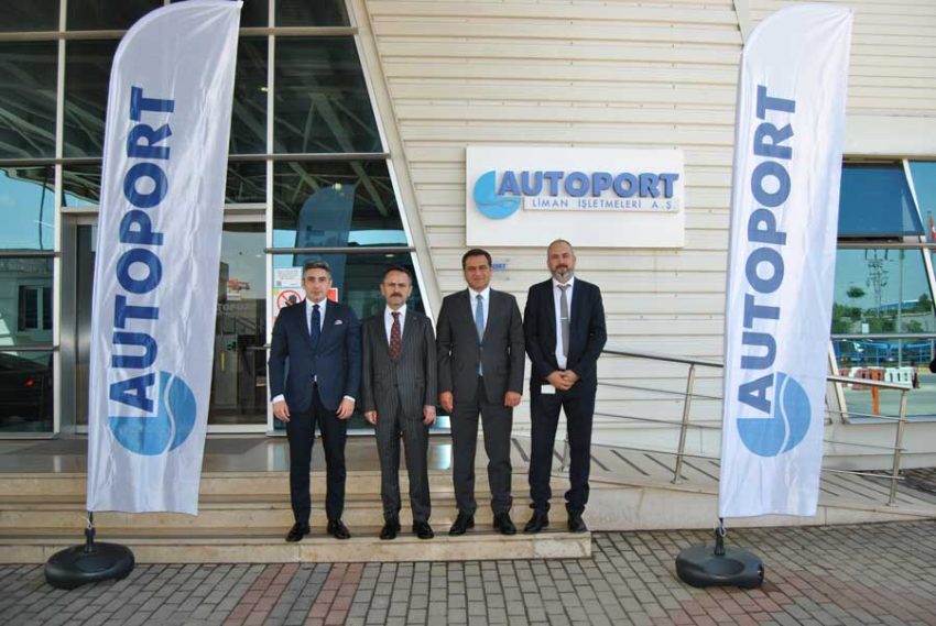 Kocaeli Valisi İlhami Aktaş, Türkiye’nin ilk otomotiv limanı Autoport’u ziyaret etti