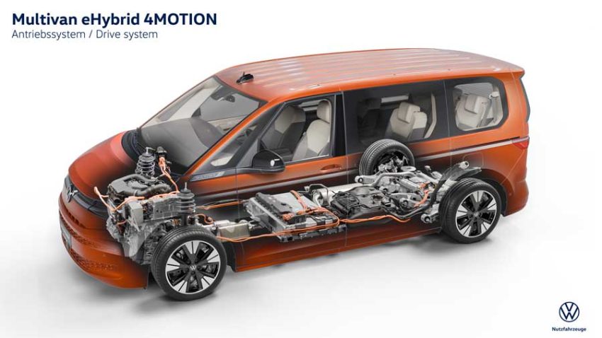 New plug-in hybrid all-wheel drive turns the Multivan and California into electric vehicles in everyday life