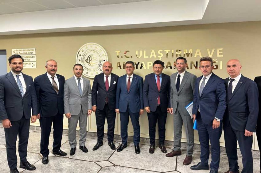 UND Heyetinden Ulaştırma ve Altyapı Bakan Yardımcısı Osman Boyraz’a ziyaret