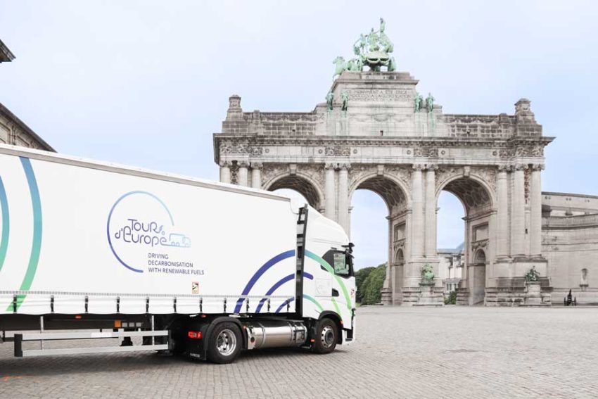 IVECO, Tour d’Europe kapsamında BiyoLNG ile çalışan bir kamyonla 5.000 km’den fazla yol kat etti ve sürdürülebilir hareketliliğe giden yolu güçlendirdi
