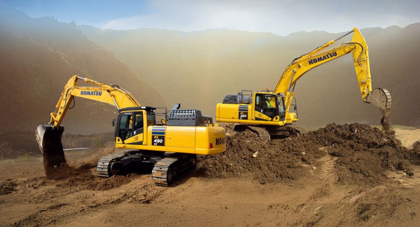 Komatsu PC360LC-11E0 ve Komatsu PC490LC-11E0 ile yüksek verimlilik 