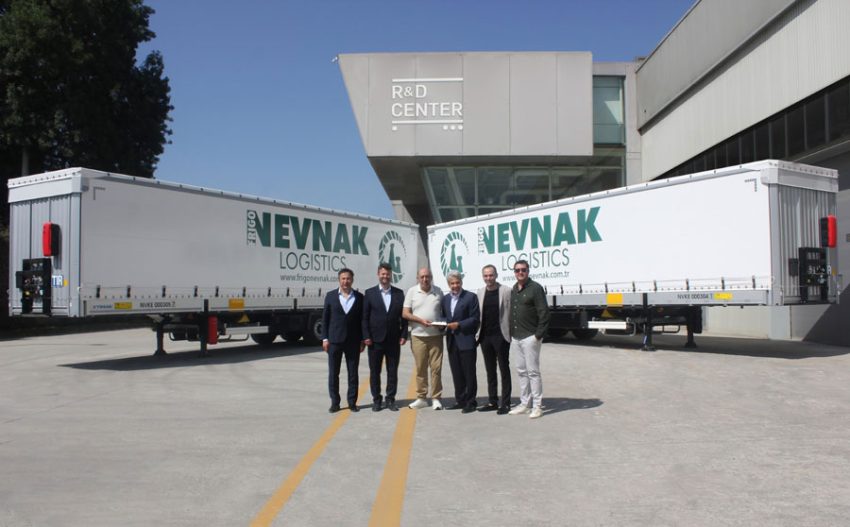 Frigo Nevnak’a 350 adet Tırsan Tren Yüklemeli Tenteli Perdeli 
