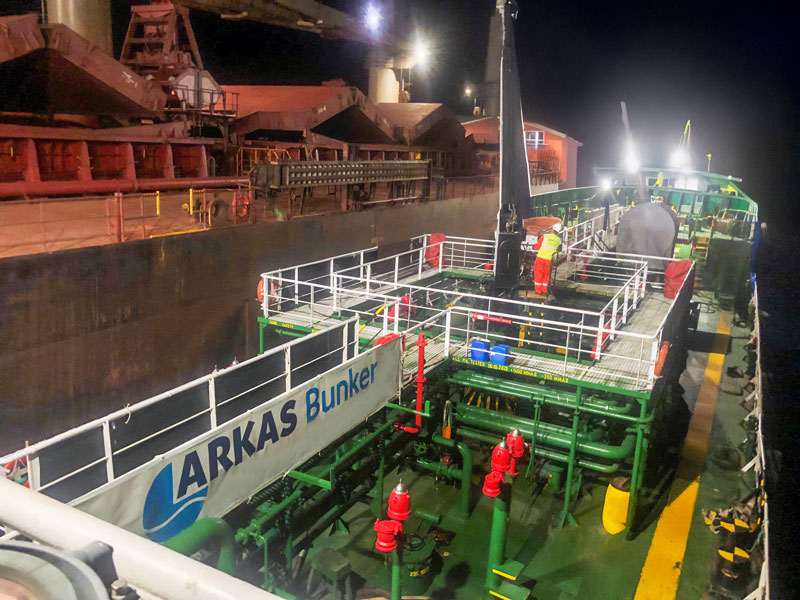 Arkas Bunker’dan Statü Denizcilik’e çevreci biyoyakıt ikmali