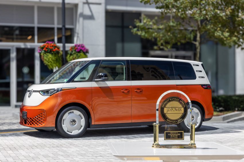 Volkswagen ID. Buzz named Top Minivan in 2025 J.D. Power APEAL Study
