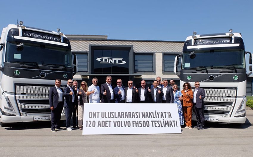 Volvo Trucks, DNT Uluslararası Nakliyat’a gerçekleştirdiği filo teslimatıyla Ege Bölgesi’ndeki gücünü artırıyor