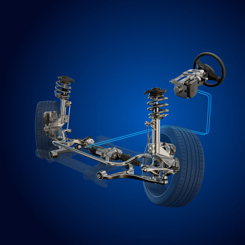 Steer-by-wire ve ZF EasyTurn