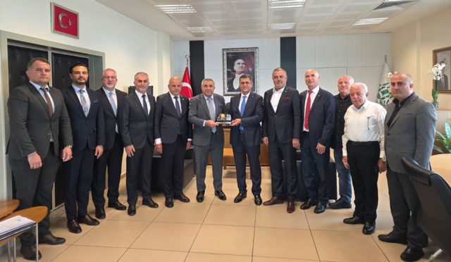 UND Başkanı Şerafettin Aras ve Yönetim Kurulu’ndan, yeni atanan Kapıkule Mülki İdare Amiri Şevket Atlı’ya ziyaret