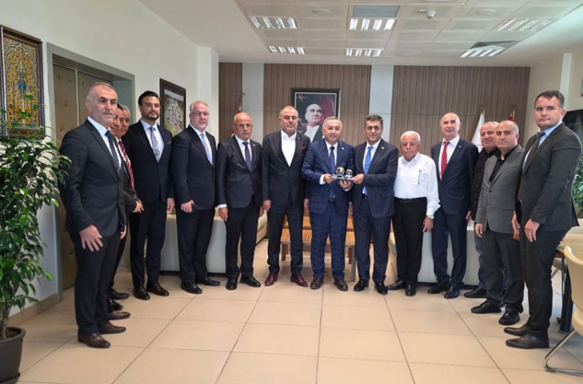 UND Başkanı Şerafettin Aras ve Yönetim Kurulu’ndan yeni atanan Trakya Gümrük ve Dış Ticaret Bölge Müdürü Ali Topçu’ya ziyaret