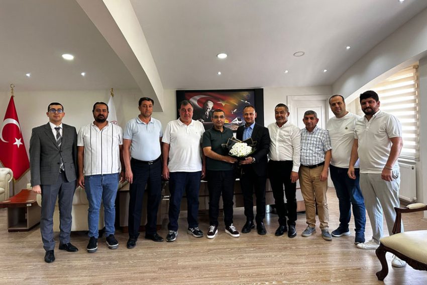 UND Heyeti, yeni atanan Gaziantep VII. Ulaştırma Bölge Müdürü Ümit Çatulay’a ziyarette bulundu