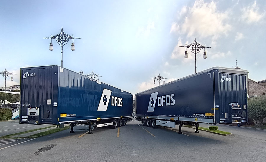 Strong contribution to Turkey’s logistics sector from Krone and DFDS: 1,050 trailers delivered Krone
